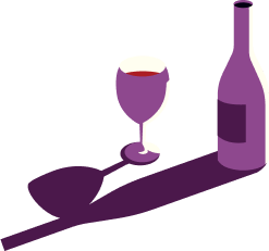 illustration bouteille de vin